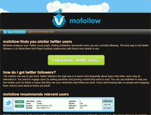 Tablet Screenshot of mofollow.com